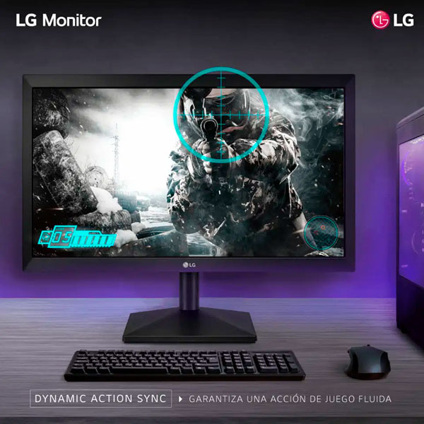 Monitor Led Gamer Hd 20 Pulgadas LG 20mk400h 2ms Vesa Web