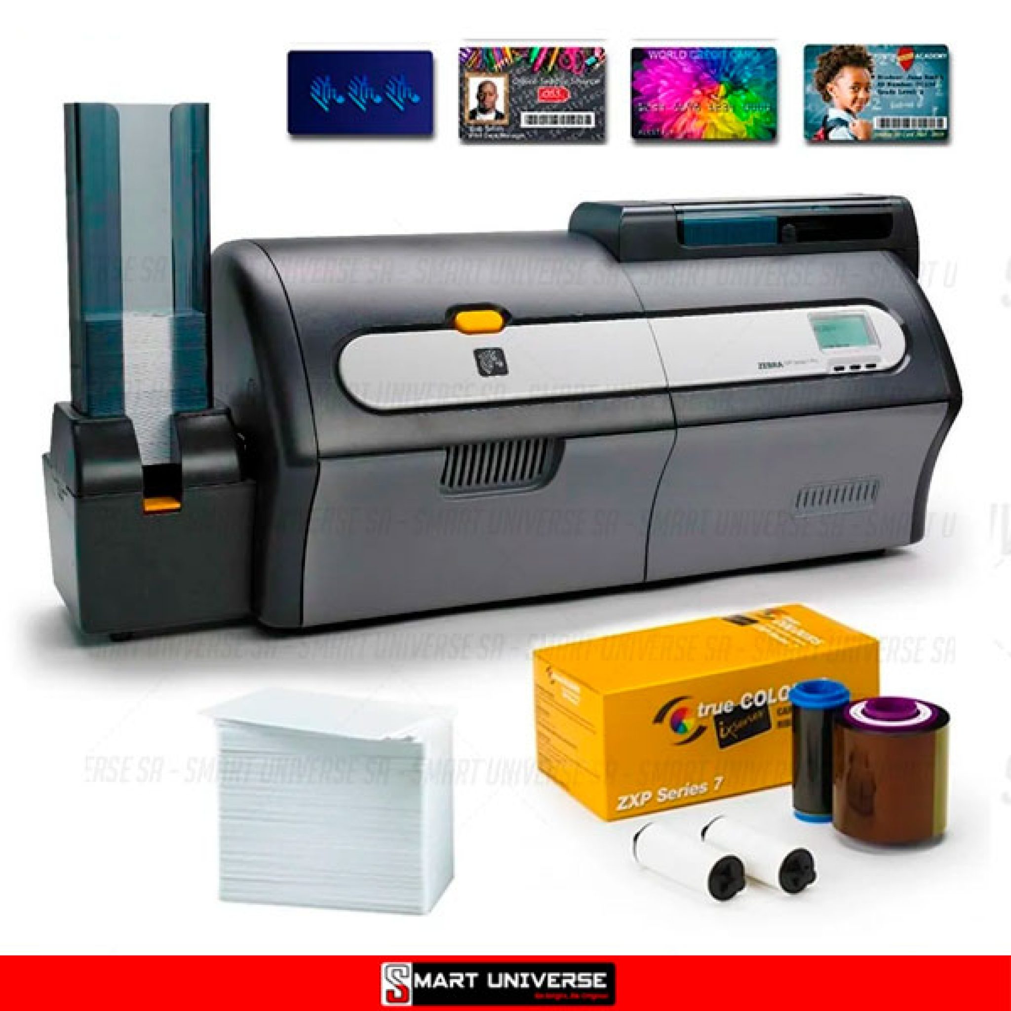 Impresora De Pvc Credenciales Zebra Zxp Series 7 Doble Lado Smart Universe Sa 9980