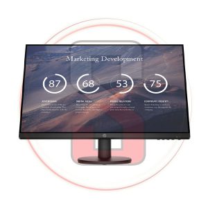 Monitor 27 Pulg IPS FullHD HDMI VGA HP