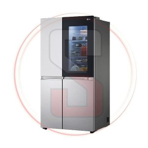REFRIGERADOR LG 647 LT SIDE BY SIDE INSTAVIEW DOOR IN DOOR SILVER