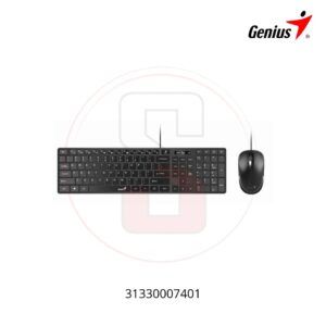 COMBO TECLADO Y MOUSE GENIUS SLIMSTAR C126 USB NEGRO / SMART KEY / MOUSE DX-125