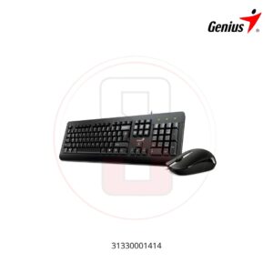 COMBO GENIUS TECLADO Y MOUSE KM-160 USB NEGRO/KIT CLASICO