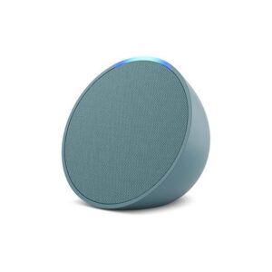 PARLANTE AMAZON ECHO POP B09ZX1LRXX COMPACTO / VERDE AZULADO / ALEXA / WIFI 5 / BT / EERO