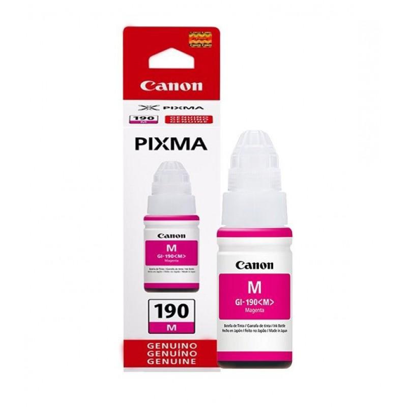 BOTELLA CANON GI190 MAGENTA GI1100/2100/3100 7000 PAG GI190M 1 BOTELLA CANON GI190 MAGENTA GI1100/2100/3100 7000 PAG GI190M