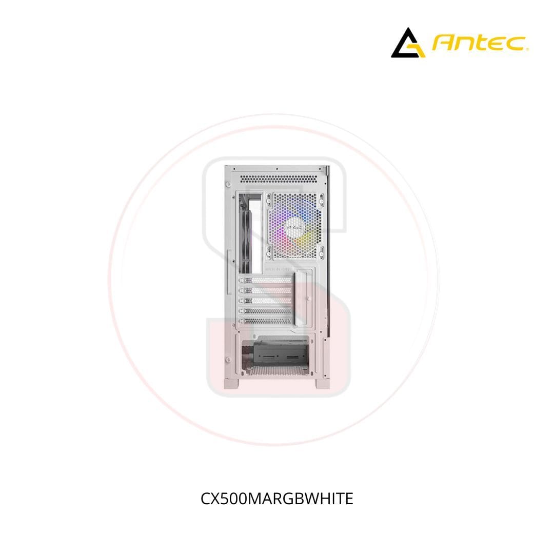 CASE ANTEC/CX500M WHITE ARGB MINI TOWER MICRO-ATX 2X120MM ARGB REVERSE FANS 1X120MM ARGB REAR 2 CASE ANTEC/CX500M WHITE ARGB MINI TOWER MICRO-ATX 2X120MM ARGB REVERSE FANS 1X120MM ARGB REAR - Imagen 2