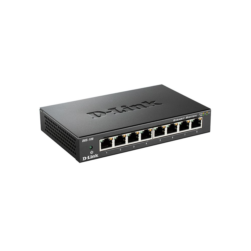 SWITCHES DLINK DGS-1008A 8-PORT GIGABIT SWITCH 2 SWITCHES DLINK DGS-1008A 8-PORT GIGABIT SWITCH - Imagen 2