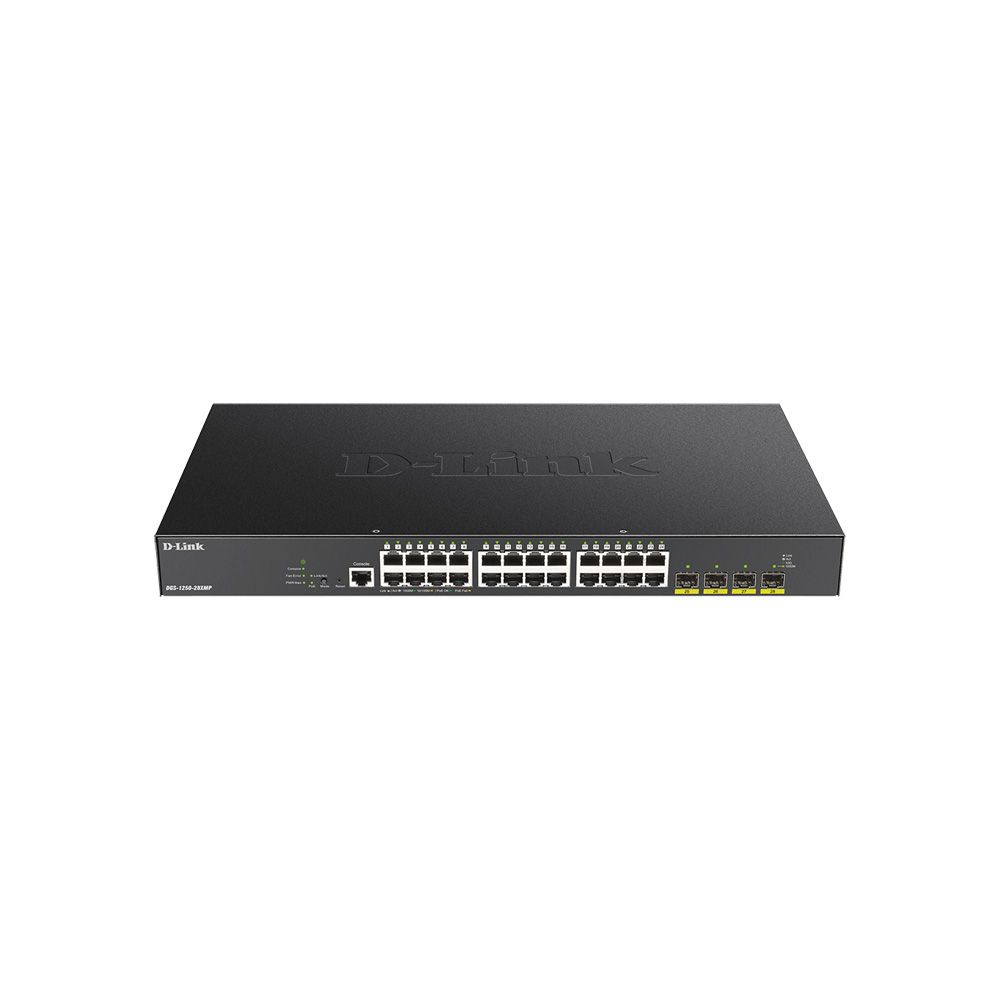 SWITCHES SWITCH DLINK DGS-1250-28XMP-L2/L3- 24PTOS 1GIGABIT NON POE- 4PTOS 10G SFP PLUS 1 SWITCHES SWITCH DLINK DGS-1250-28XMP-L2/L3- 24PTOS 1GIGABIT NON POE- 4PTOS 10G SFP PLUS