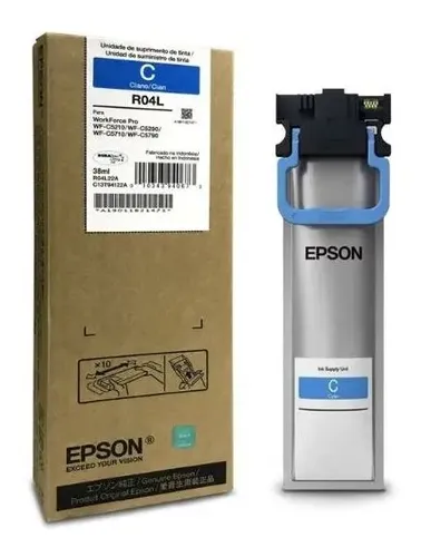 TINTA EPSON R04L CYAN WFC5710/5790 5000 PAG T941220-AL 1 TINTA EPSON R04L CYAN WFC5710/5790 5000 PAG T941220-AL