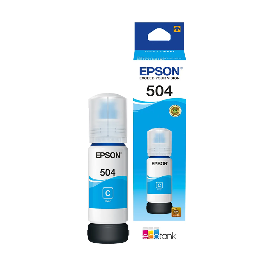 BOTELLA EPSON T504 CYAN L4150/L4160/L6161/L6171/L6191 6000 PAG T504220-AL 1 BOTELLA EPSON T504 CYAN L4150/L4160/L6161/L6171/L6191 6000 PAG T504220-AL
