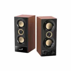 PARLANTE GENIUS/SP-HF800BT 2.0 COLOR MADERA /BT 5.3 /RMS 20W /PTO. USB /FUENTE 120-240V