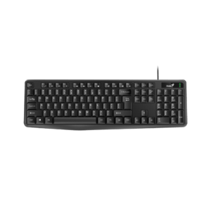 TECLADO GENIUS KB-117 NEGRO/USB/RESITENTE DERRAMES