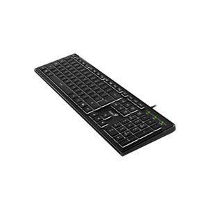 TECLADO  SLIMSTAR 820 NEGRO USB ILUMINADO Y TECLA COPILOT