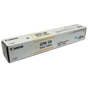 TONER CANON GPR-58 AMARILLO RENDIMIENTO 18000 PAGINAS IRA C257IF/C357IF