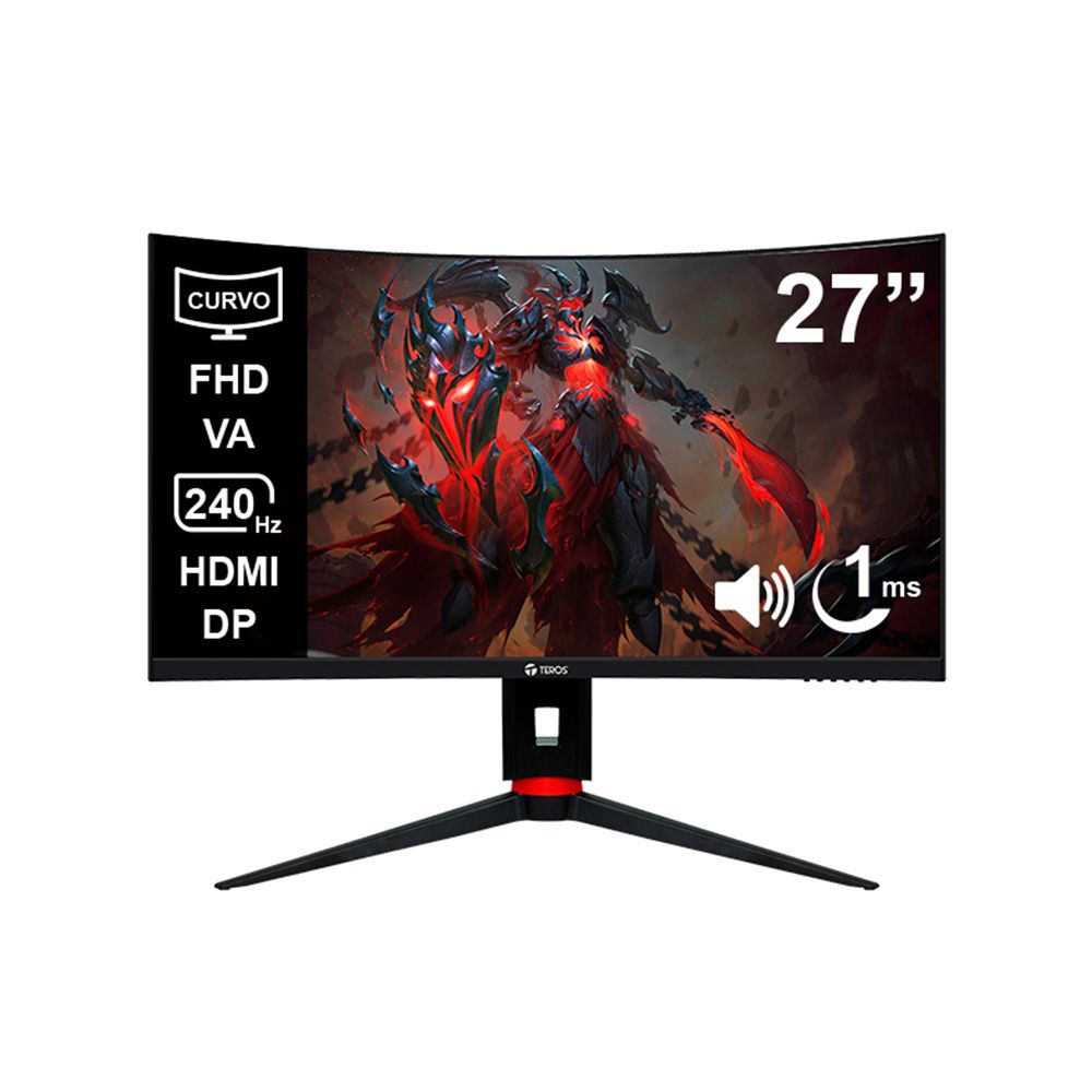 MONITOR TEROS TE-2764G 27 PULGADAS /1920X1080 / 240HZ / 1MS / VA / CURVO 1 MONITOR TEROS TE-2764G 27 PULGADAS /1920X1080 / 240HZ / 1MS / VA / CURVO
