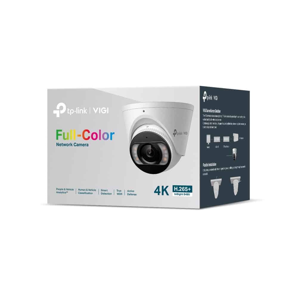CAMARA TPLINK/VIGI INSIGHT S485 -2.8MM/FULL COLOR/4K 8MP/MICROSD/EVENTOS INTELIGENTES/POE/IP67 2 CAMARA TPLINK/VIGI INSIGHT S485 -2.8MM/FULL COLOR/4K 8MP/MICROSD/EVENTOS INTELIGENTES/POE/IP67 - Imagen 2