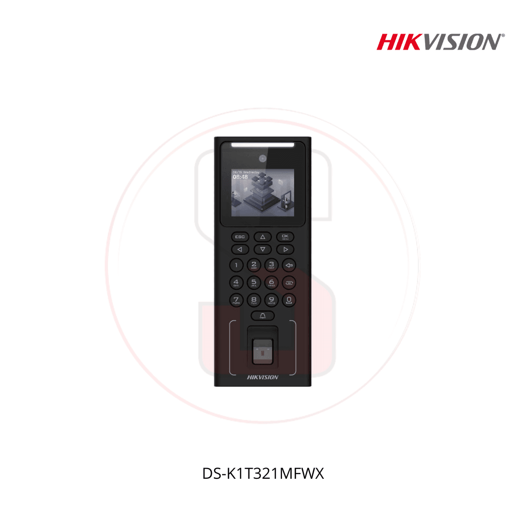 BIOMÉTRICO FACIAL HUELLAS PARA CONTROL DE ASISTENCIA Y ACCESO HIKVISION DS-K1T321MFWX 1 BIOMÉTRICO FACIAL HUELLAS PARA CONTROL DE ASISTENCIA Y ACCESO HIKVISION DS-K1T321MFWX