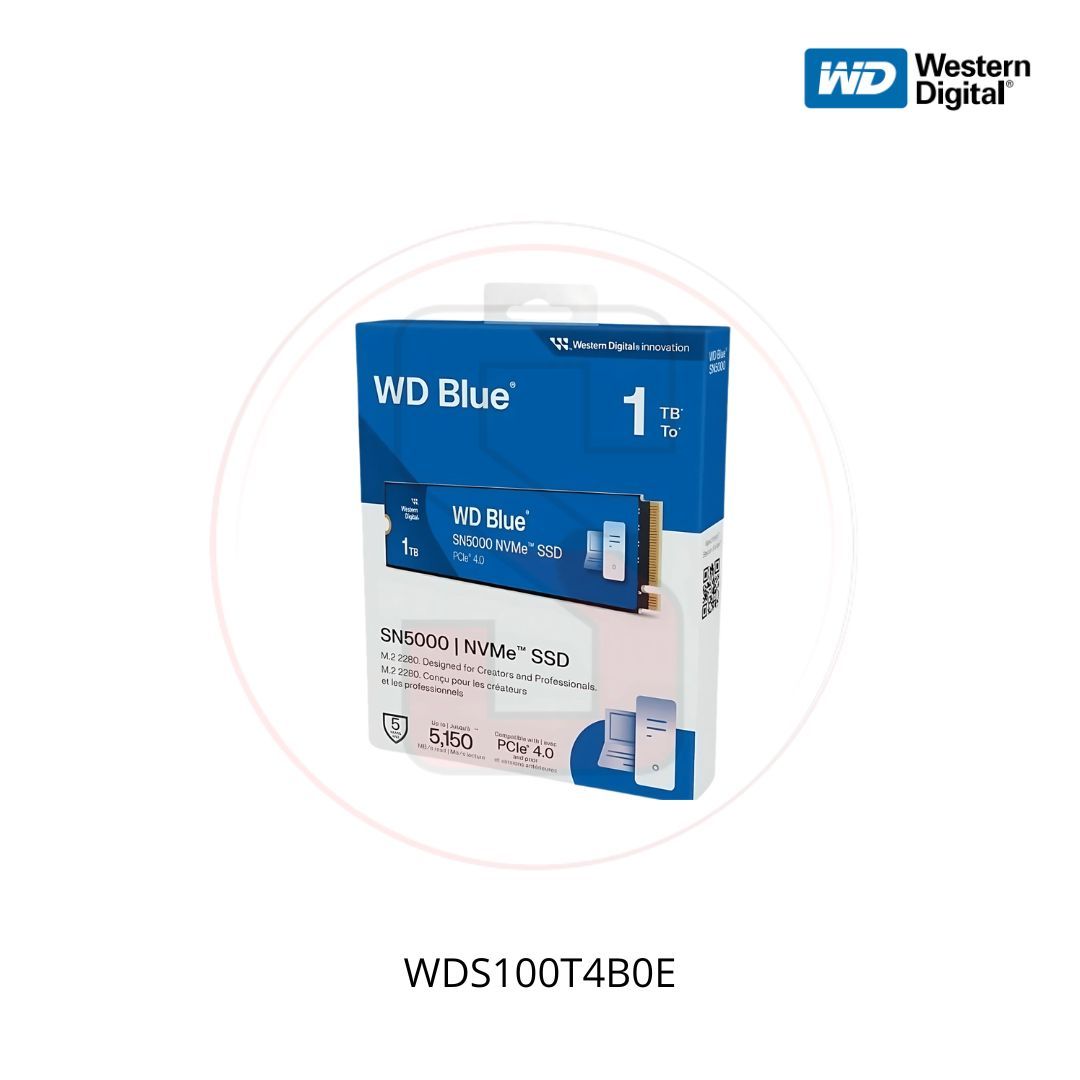 DISCO DURO SSD WESTERN DIGITAL SN5000 NVMe 1TB M.2 2280 BLUE 3 DISCO DURO SSD WESTERN DIGITAL SN5000 NVMe 1TB M.2 2280 BLUE - Imagen 3