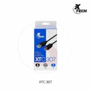 CABLE USB 2.0 A-MACHO A B-MACHO XTECH XTC-307