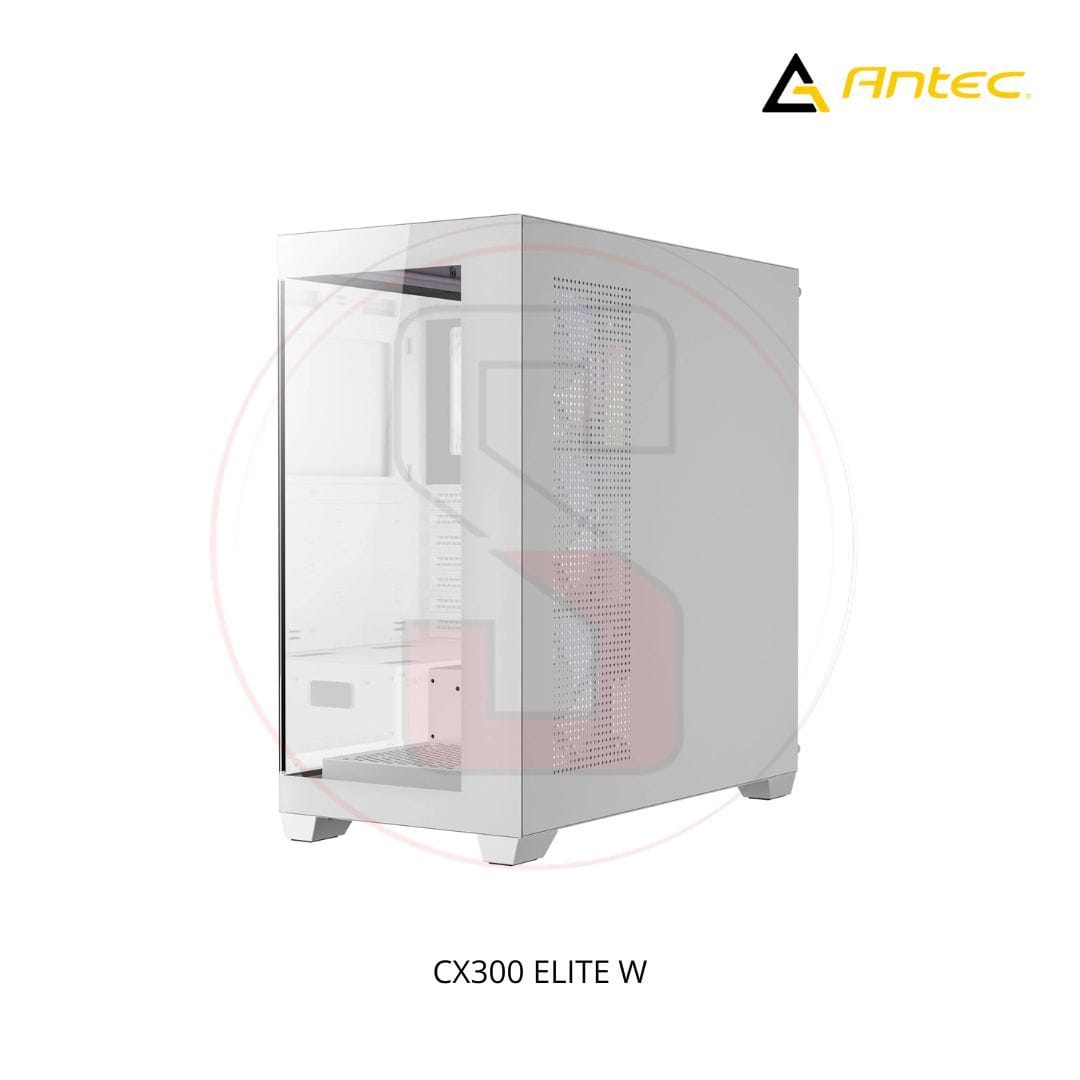 CASE ANTEC CX300 ELITE WHITE MID TOWER RGB 3X120MM FIXED RIGHT SIDE 1X120MM IN REAR 2 CASE ANTEC CX300 ELITE WHITE MID TOWER RGB 3X120MM FIXED RIGHT SIDE 1X120MM IN REAR - Imagen 2