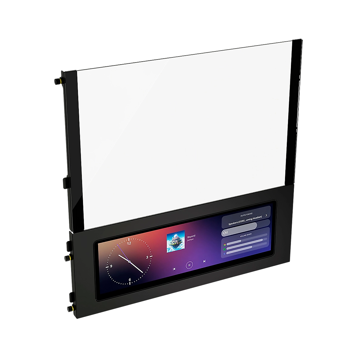 CASE CORSAIR ATX 4000D Pantalla Tactil XENEON 14.5 TEMPERED GLAS MID-TOWER CASE N-PS 4VEN-RGB NEGRO 2 CASE CORSAIR ATX 4000D Pantalla Tactil XENEON 14.5 TEMPERED GLAS MID-TOWER CASE N-PS 4VEN-RGB NEGRO - Imagen 2