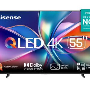 TELEVISOR HISENSE 55" QLED 4K UHD SMART TV VIDAA U9