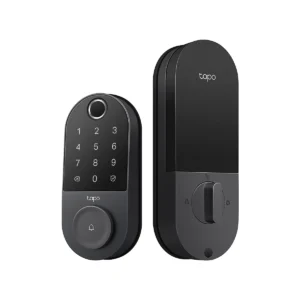 Home 11 CERRADURA INTELIGENTE WI-FI TP-LINK BLACK 6 ACCESOS HUELLA DIGITAL CARGA USB-C BATERIA 1 YEAR IP65