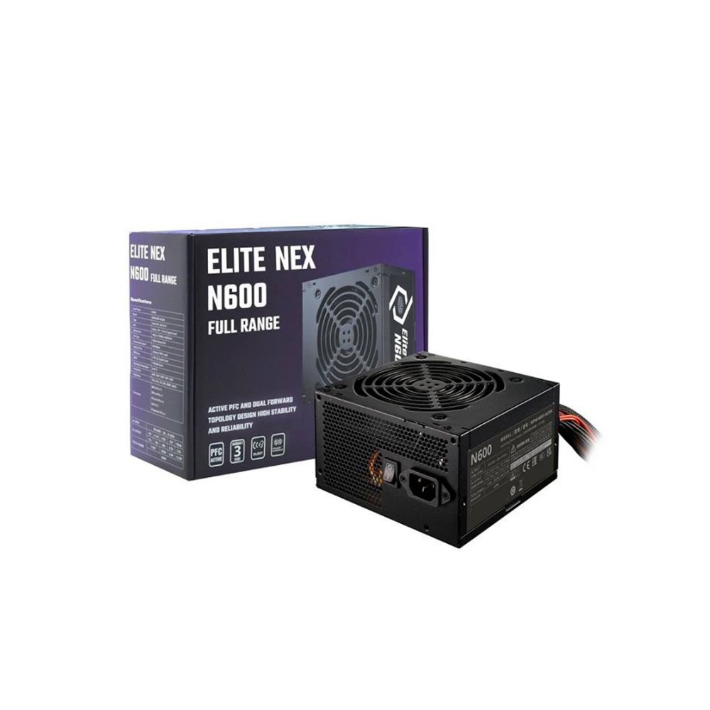 FUENTE CERTIFICADA COOLER MASTER ELITE NEX N600 FR A-US CABLE ATX1 2V 1 FUENTE CERTIFICADA COOLER MASTER ELITE NEX N600 FR A-US CABLE ATX1 2V