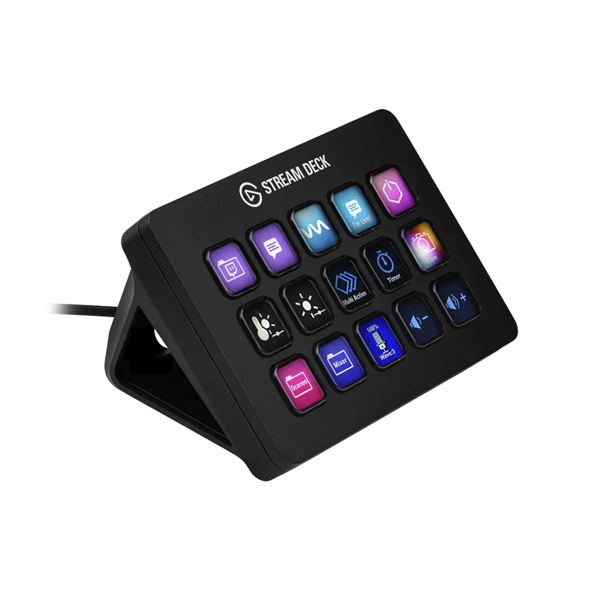 STREAM DECK LCD CORSAIR 15 TECLAS CUBIERTAS DE FLUJO MK.2 1 STREAM DECK LCD CORSAIR 15 TECLAS CUBIERTAS DE FLUJO MK.2