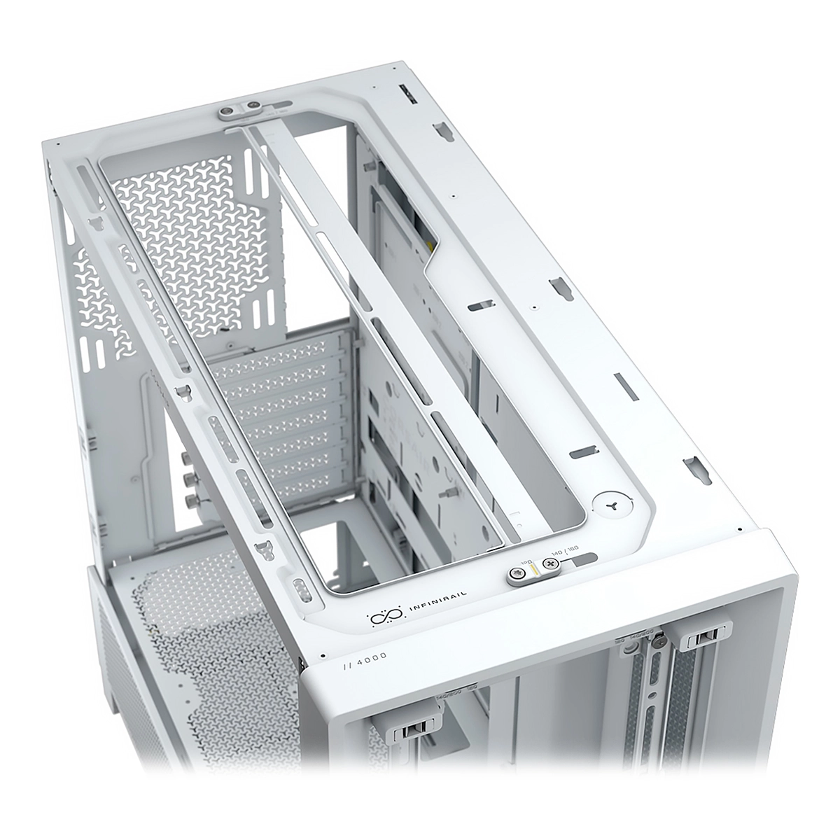 CASE CORSAIR FRAME 4000D RS Modular Mid-Tower Tempered Glass USB-C 2USB-A Blanco 4 CASE CORSAIR FRAME 4000D RS Modular Mid-Tower Tempered Glass USB-C 2USB-A Blanco - Imagen 4