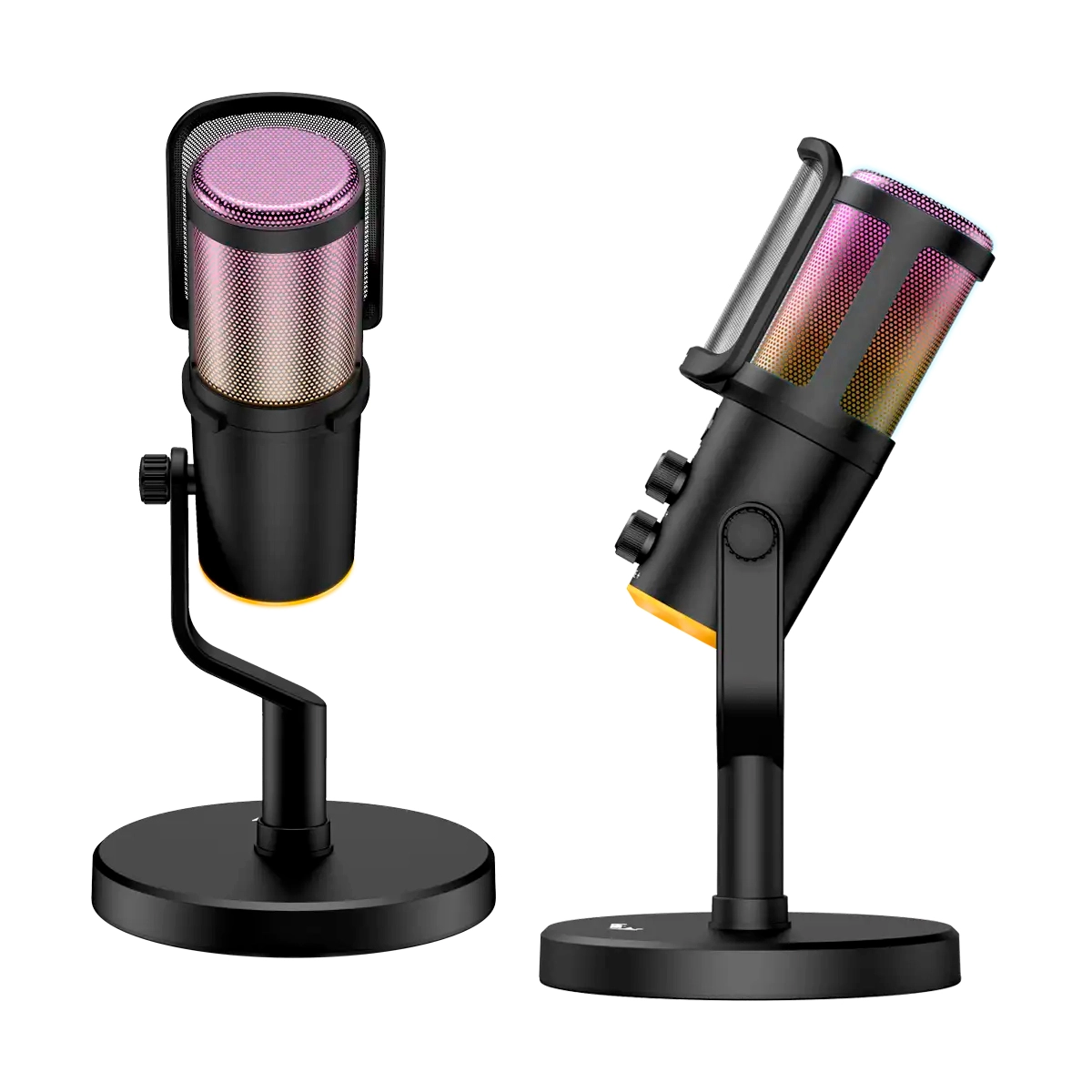 Microfono Genius MIC-S400U Streaming USB-A USB-C RGB Black 4 Microfono Genius MIC-S400U Streaming USB-A USB-C RGB Black - Imagen 4