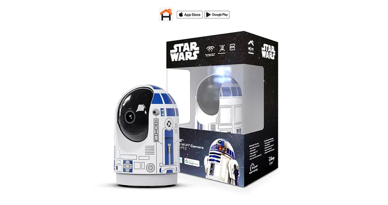 CAMARA SMART WIFI NHC-IP15 NEXXT PTZ 2K EDICION R2D2 STAR WAR PARA INTERIORES 1 CAMARA SMART WIFI NHC-IP15 NEXXT PTZ 2K EDICION R2D2 STAR WAR PARA INTERIORES