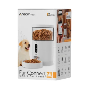 Home 13 COMEDOR INTELIGENTE ARGOM PARA MASCOTAS FURCONNECT 71 4Lts. Camara 4MP BT WF BLANCO