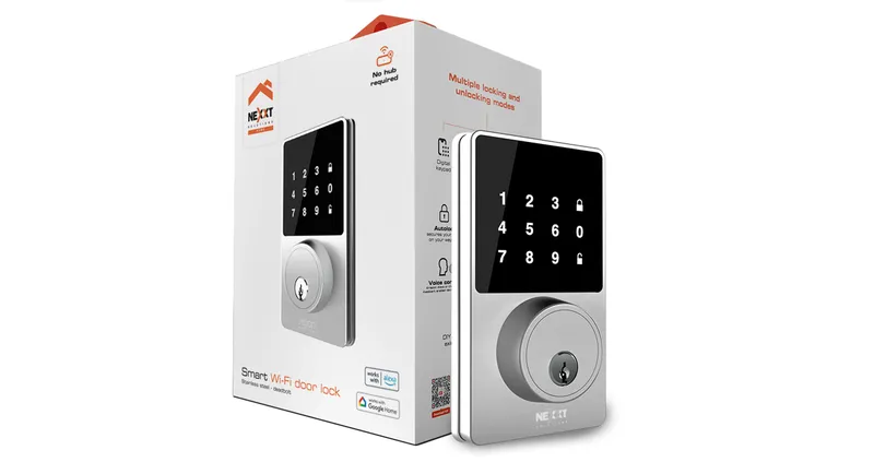 Cerradura Nexxt Smart WiFi NHS-D100-SL Silver 1 Cerradura Nexxt Smart WiFi NHS-D100-SL Silver