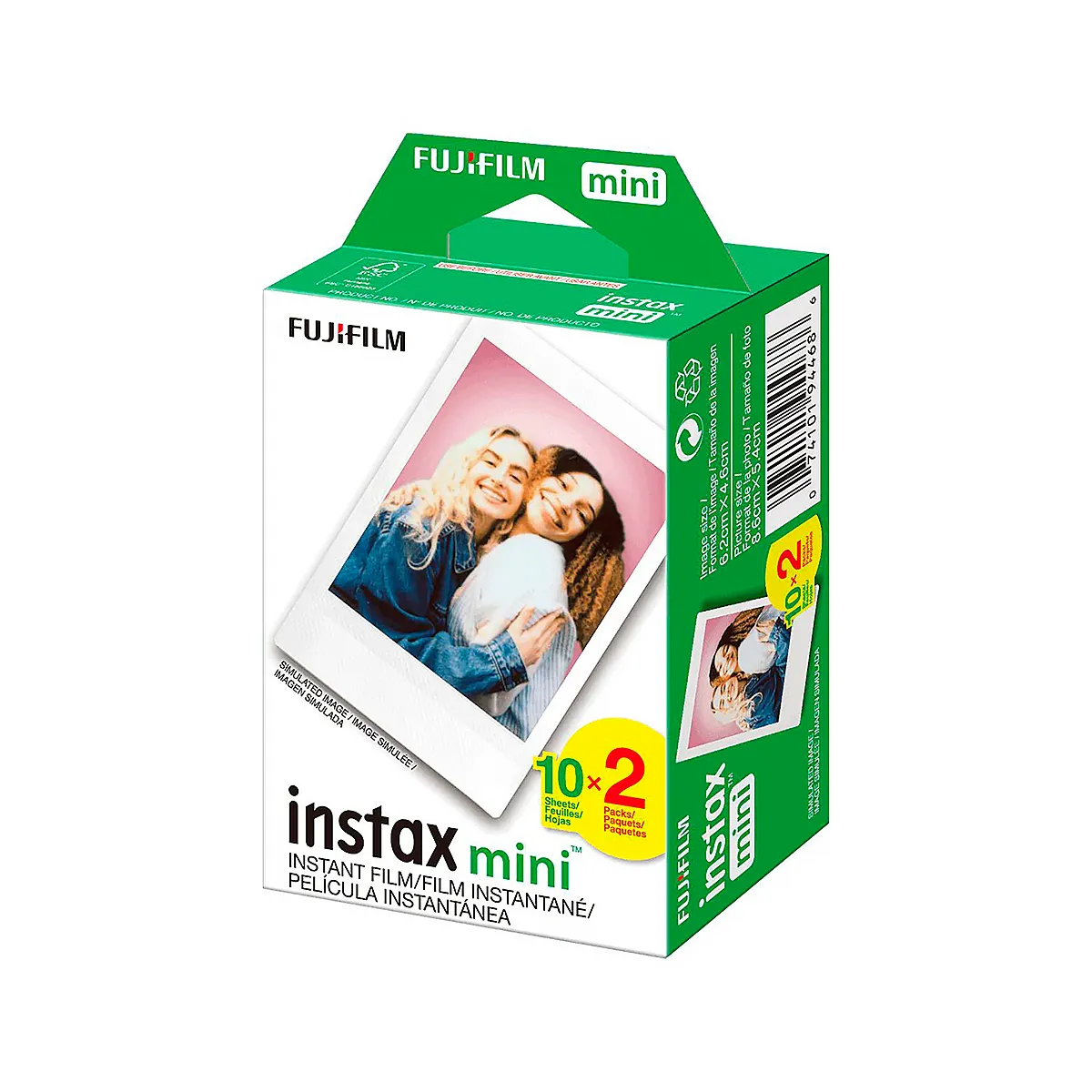 PAPEL FUJIFILM PARA INSTAX MINI FILIM 10SHEETS 2 PACK 1 PAPEL FUJIFILM PARA INSTAX MINI FILIM 10SHEETS 2 PACK