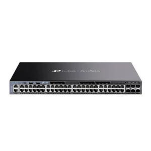 Switch TP-Link Gestionable Omada L3 de 48Puertos Gigabit Stackable con 6Slots 10G