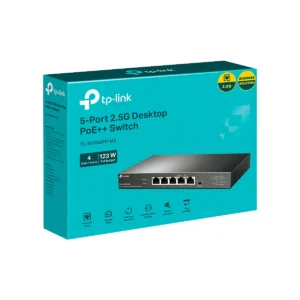 Home 10 Switch TP-Link 5-Port 2.5G Desktop with 4-Port PoE Plus-Plus