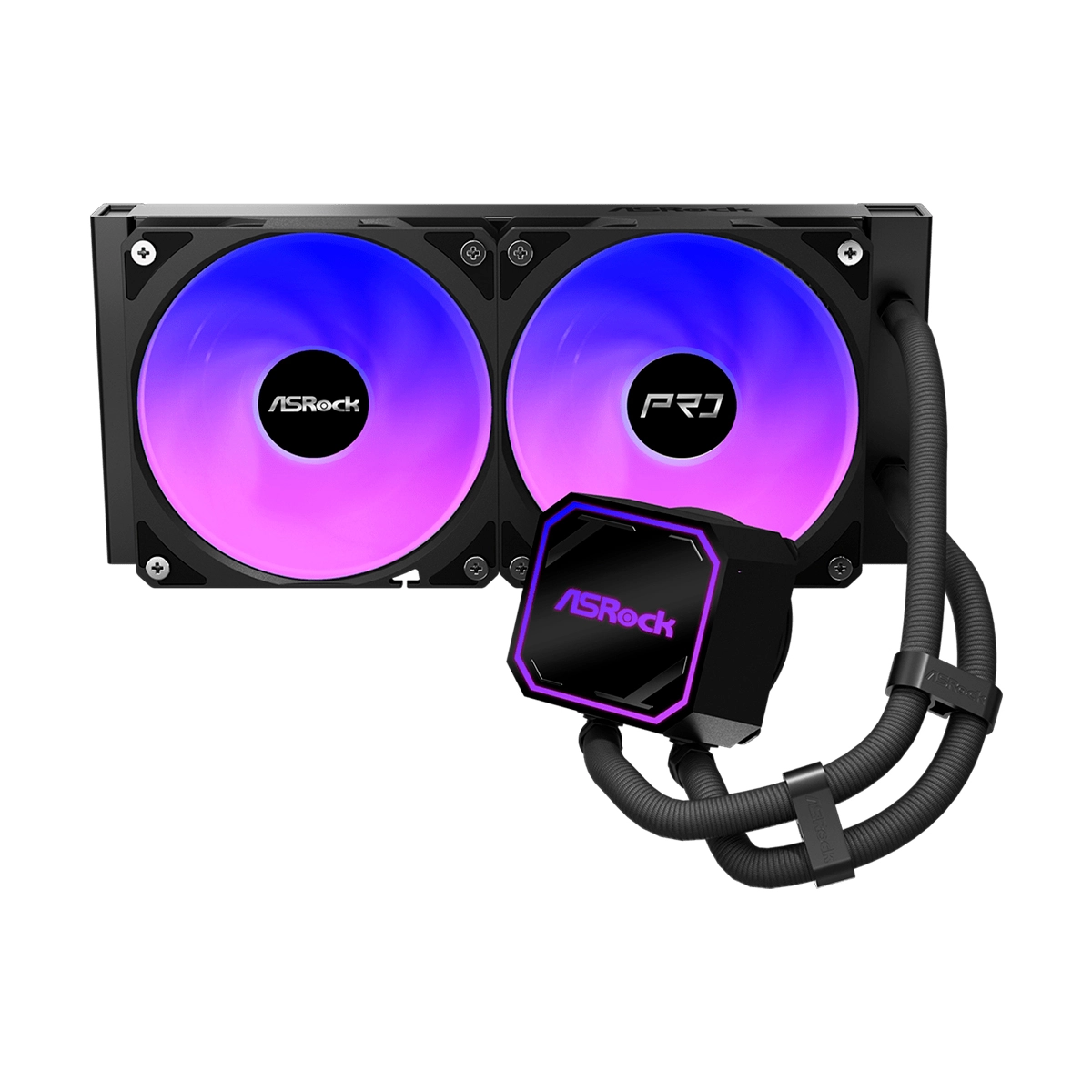 COOLER ASROCK Pro 240 ARGB 2VEN LGA1851, 1700 AM5, AM4 1 COOLER ASROCK Pro 240 ARGB 2VEN LGA1851, 1700 AM5, AM4