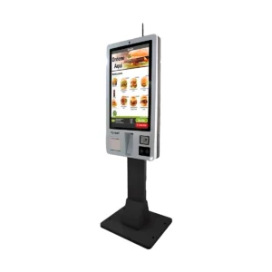 KIOSKO SAT TRANSACCIONAL Intel I5 8GB 256GB 32Inch Wifi RJ45 Imp. Termica Lector Barras WC NFC