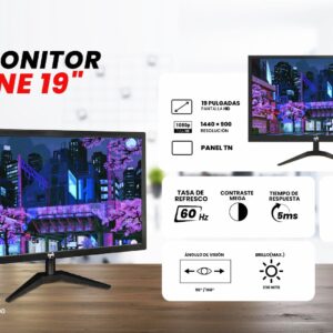 Monitor ONE ENV 19" HD 1440×900 TN HDMI 60Hz